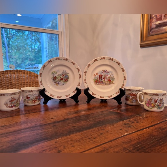 RARE: Vintage Royal Doulton Bunnykins Set - Picture 3 of 15